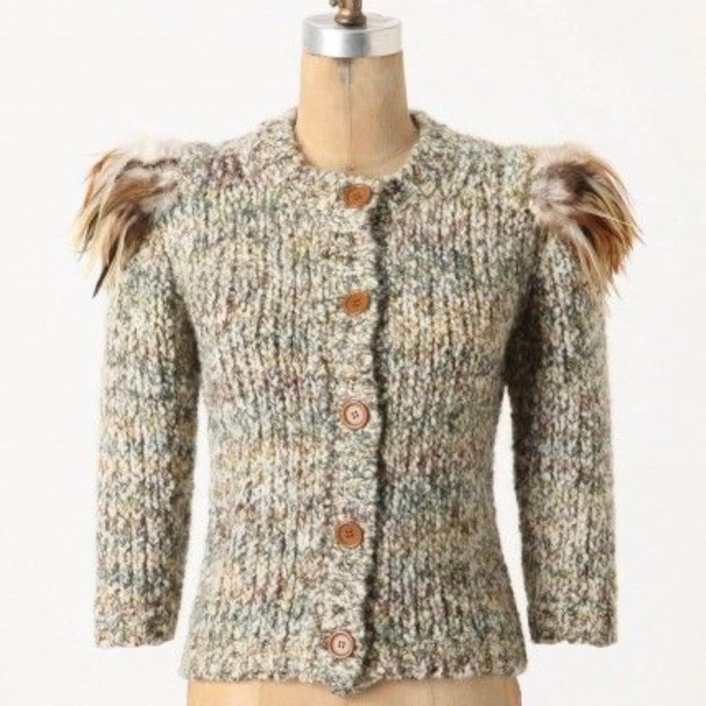 James Coviello - Anthro - wool feather sweater